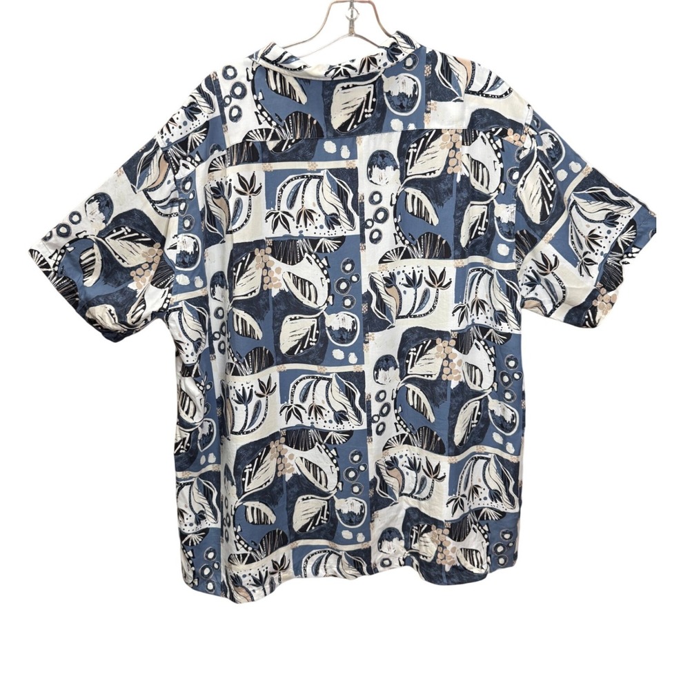Patagonia Pataloha Lyocell‎ Hawaiian Aloha Shirt Abstract Print Men's XL 52552 - Picture 2 of 10